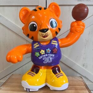 VTech Dribble & Bounce Tiger learning toy intended for ages 9-36 mths, EUC